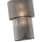 Подвесной светильник со стеклянным рифленым плафоном цилиндрической формы Eliara 13 варинант исполнения - 11 | Loft Concept в Волгограде