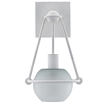 Бра белое с матовым стеклянным плафоном в форме шара White Lighthouse варинант исполнения - 3 | Loft Concept в Волгограде