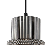 Подвесной светильник со стеклянным рифленым плафоном цилиндрической формы Eliara 13 варинант исполнения - 12 | Loft Concept в Волгограде