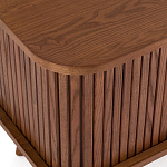 ТВ-тумба с двумя раздвижными дверцами Toinette Brown TV Stand варинант исполнения - 4 | Loft Concept в Волгограде