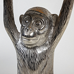 Столик с подстольем в виде обезьянки Bombay Nickel варинант исполнения - 4 | Loft Concept в Волгограде