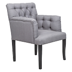 Кресло Addison Chic Armchair grey flax варинант исполнения - 1 | Loft Concept в Волгограде