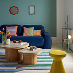 Настенное зеркало в зеленой раме Nya Green Mirror варинант исполнения - 5 | Loft Concept в Волгограде