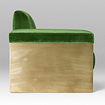 Эксклюзивный Диван в стиле Арт-деко Phoenix с элегантными латунными элементами  варинант исполнения - 2 | Loft Concept в Волгограде