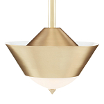 Подвесной светильник светодиодный конусообразный Сone Shaped Gold Pendant варинант исполнения - 2 | Loft Concept в Волгограде