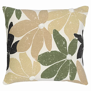 Подушка с цветочным принтом Blooming Elegance Ivy