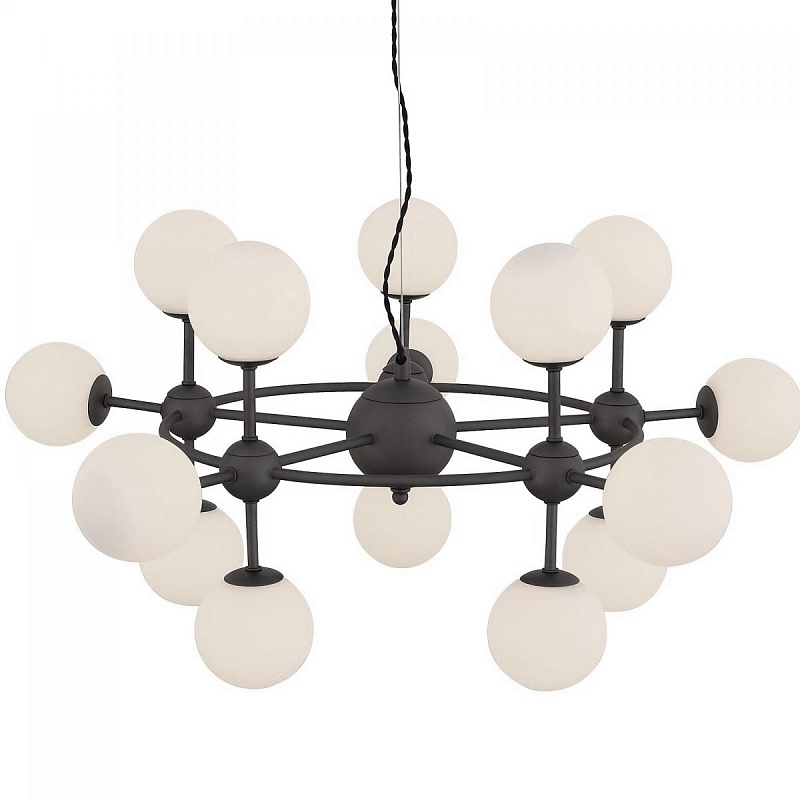 Люстра Tremolo Chandelier Серый Белый Люстра Tremolo Chandelier Серый Белый в Волгограде | Loft Concept