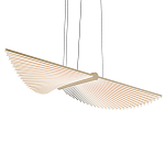 Люстра в виде распахнутых крыльев из тонких металлических планок Flight of Freedom варинант исполнения - 1 | Loft Concept в Волгограде