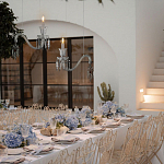 Подвесной светильник стеклянный в виде канделябра Curved Glass Chandelier варинант исполнения - 7 | Loft Concept в Волгограде