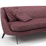 Мебельная ткань Шенилл фиолетовый цвет 138 см T4-25 варинант исполнения - 4 | Loft Concept в Волгограде