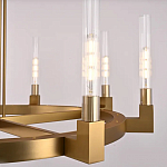 Люстра CANELLE Round Chandelier 8 Modern Brass варинант исполнения - 1 | Loft Concept в Волгограде