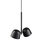 Подвесной светильник черный с 2-мя плафонами Pendant lamp Black варинант исполнения - 3 | Loft Concept в Волгограде