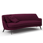 Мебельная ткань Шенилл фиолетовый цвет 138 см T4-27 варинант исполнения - 6 | Loft Concept в Волгограде