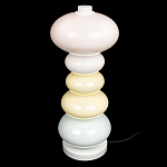 Настольная лампа из стеклянных сфер в пастельных тонах Высота 48 см Pastel Lunaria варинант исполнения - 3 | Loft Concept в Волгограде