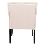 Кресло Addison Chic Armchair beige flax варинант исполнения - 2 | Loft Concept в Волгограде