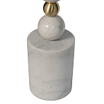 Торшер мраморный с белым абажуром Floor lamp Jewelry варинант исполнения - 2 | Loft Concept в Волгограде