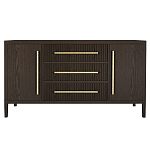 Буфет Primo с тремя ящиками и двумя фасадами Темный орех варинант исполнения - 9 | Loft Concept в Волгограде