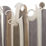 Настенный декор с бахромой белого и бежевого цвета Abstraction I варинант исполнения - 1 | Loft Concept в Волгограде