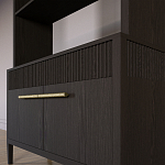 Стеллаж Primo с ящиками Темный орех варинант исполнения - 4 | Loft Concept в Волгограде