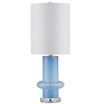 Настольная лампа из стекла с высоким абажуром Column варинант исполнения - 3 | Loft Concept в Волгограде