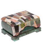 Шкатулка с мозаикой из натуральных камней Stone Casket варинант исполнения - 1 | Loft Concept в Волгограде