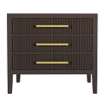 Тумба Primo  с тремя ящиками шпон темный орех варинант исполнения - 1 | Loft Concept в Волгограде