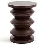 Фигурный приставной столик бордового цвета  AMORPHOUS варинант исполнения - 1 | Loft Concept в Волгограде