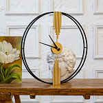 Часы настенные круглые из металла Mirror Tower Clock варинант исполнения - 3 | Loft Concept в Волгограде