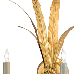 Бра с каркасом в виде пучка золотых перьев Bunch of Feathers варинант исполнения - 1 | Loft Concept в Волгограде