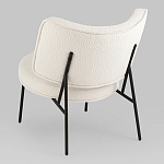 Мини-кресло District Lounge букле белый варинант исполнения - 3 | Loft Concept в Волгограде