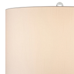 Настольная лампа стеклянная с тканевым абажуром Edges варинант исполнения - 2 | Loft Concept в Волгограде