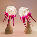 Торшер фуксия «Цветы из снов»  варинант исполнения - 3 | Loft Concept в Волгограде