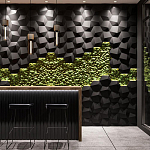 Гипсовая 3D панель с принтографией PM-30 варинант исполнения - 1 | Loft Concept в Волгограде