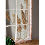 Зеркало-окно настенное в венецианском стиле с деревянной рамой бежевого цвета Venetian Smooth варинант исполнения - 6 | Loft Concept в Волгограде