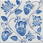 Плитка с узором Сердце варинант исполнения - 2 | Loft Concept в Волгограде