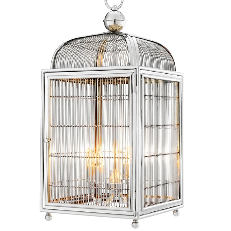 Люстра Lantern Falcon Nickel Никель в Волгограде | Loft Concept 