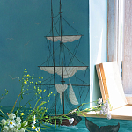 Обои ручная роспись Nantucket Crossing Brandt colourway on scenic paper варинант исполнения - 5 | Loft Concept в Волгограде