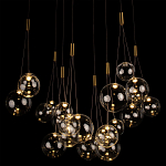 Подвесной светильник Crystal Cascade Gold варинант исполнения - 1 | Loft Concept в Волгограде