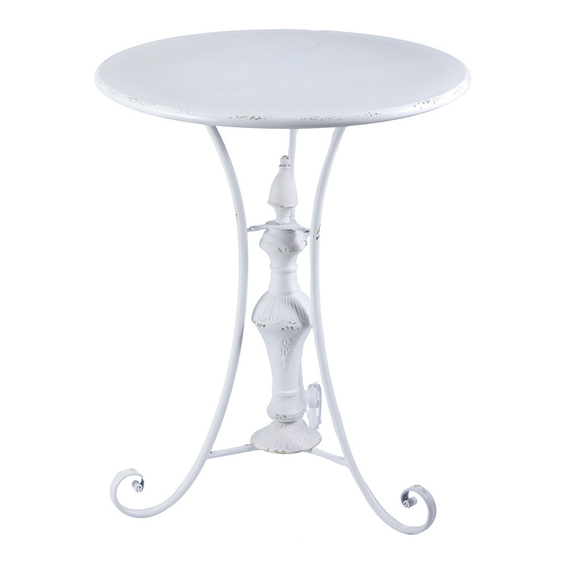 Столик белый кованный в прованском стиле Vaucluse Белый в Волгограде | Loft Concept 