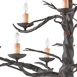Люстра черная в виде ствола дерева Branched Tree варинант исполнения - 1 | Loft Concept в Волгограде