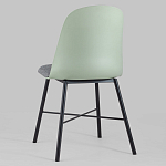 Стул из прочного пластика на металлическом основании Anora Green  варинант исполнения - 5 | Loft Concept в Волгограде
