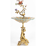 Фарфоровая чаша Фонтан птиц Verena варинант исполнения - 3 | Loft Concept в Волгограде