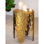 Столик дизайнерский Copper streaks варинант исполнения - 6 | Loft Concept в Волгограде