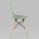 Пластиковый стул на ножках из массива бука Eames Mint варинант исполнения - 2 | Loft Concept в Волгограде