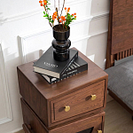 Тумбочка прикроватная с ящиком и дверцей Робот Robot Desk варинант исполнения - 5 | Loft Concept в Волгограде