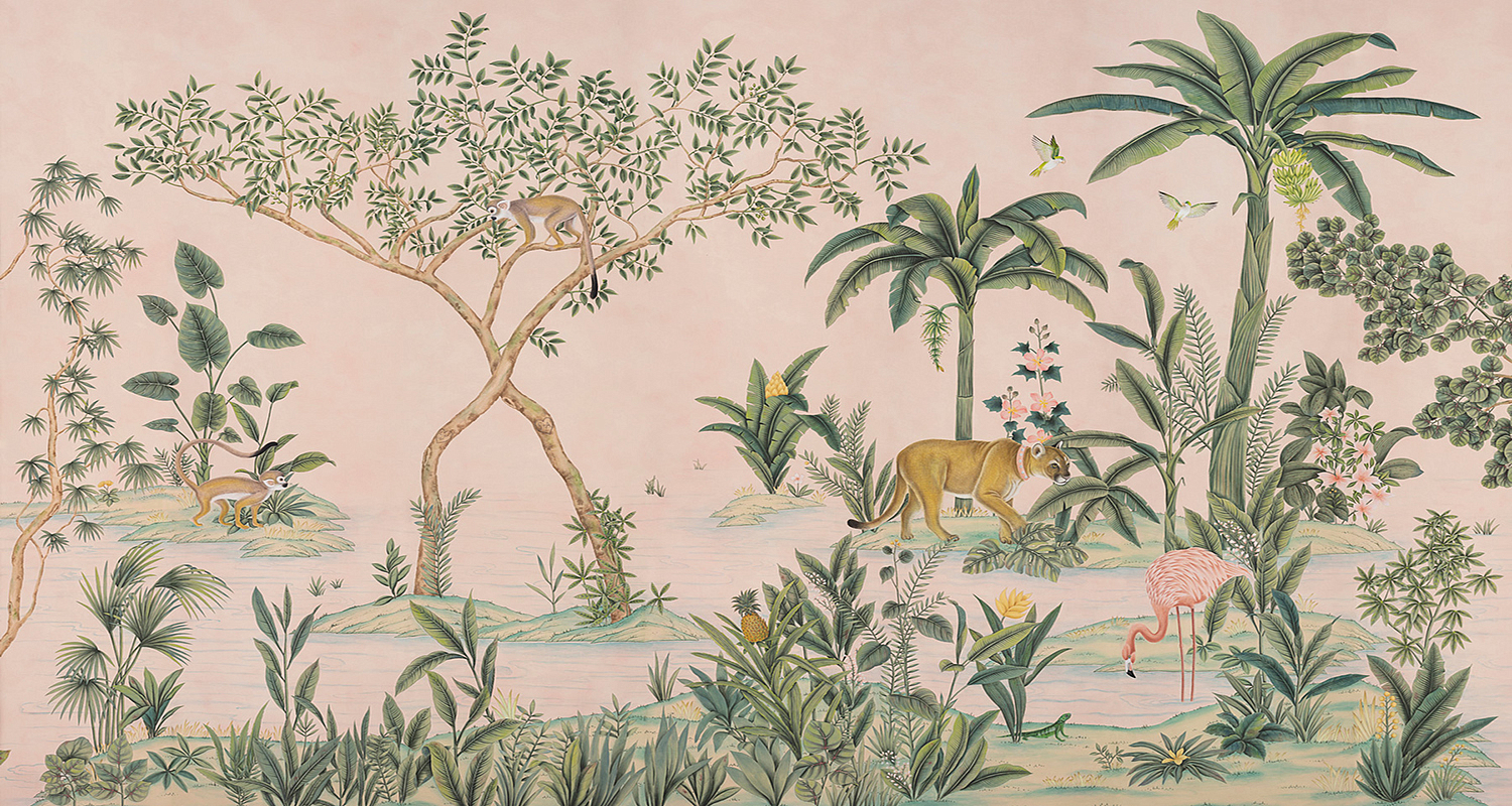 Обои ручная роспись The Colony Edo Hibiscus - Loft-Concept в Волгограде