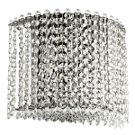 Бра с хрустальными подвесками хром Crystal Art Chrome Wall Lamp варинант исполнения - 1 | Loft Concept в Волгограде