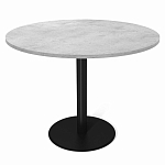 Стол обеденный с круглой светло-серой столешницей Harris Collection варинант исполнения - 1 | Loft Concept в Волгограде