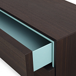 Дизайнерский комод коричневый с 2-мя ящиками и дверцами Pandora варинант исполнения - 2 | Loft Concept в Волгограде