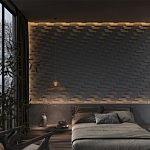 Гипсовая 3D Панель FIN варинант исполнения - 2 | Loft Concept в Волгограде